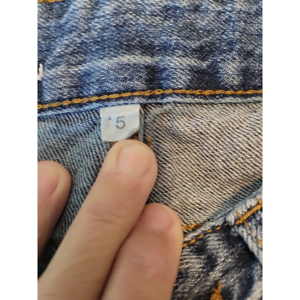 SOHO Women's Blue Light Wash Denim Straight Leg Mid Rise 5-Pocket Embroidered - Picture 3 of 10